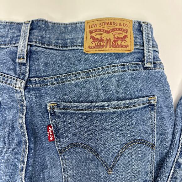 Levi’s Classic Mid Rise Skinny Jeans - Size 2 - Picture 4 of 7